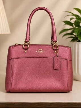 Coach Brooke Metallic Pink Carryall